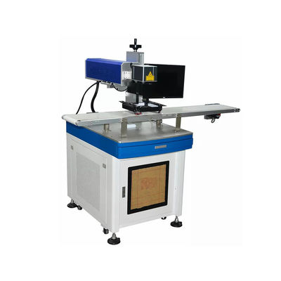 White Plastic UV Laser Marking Machine With CCD Visual Positional System